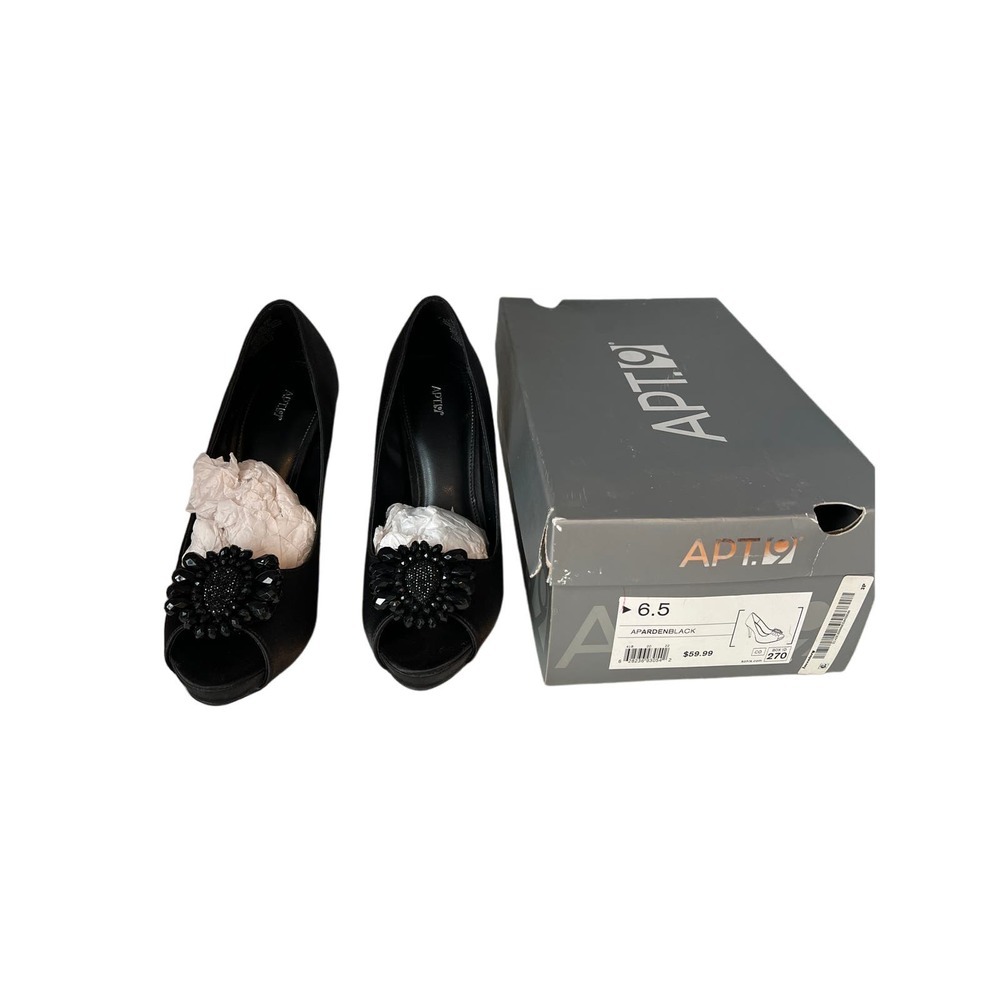Apt 9 Arden Black  Pumps Womans 6.5 Medium